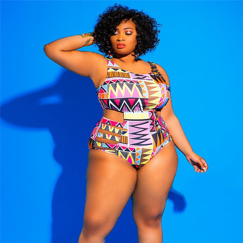Maillot de bain 1 pièce aux imprimés ethniques