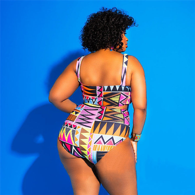 Maillot de bain 1 pièce aux imprimés ethniques