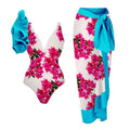 ENSEMBLE 2 PIECES FUSHIA ET BLEU TRUQUOISE