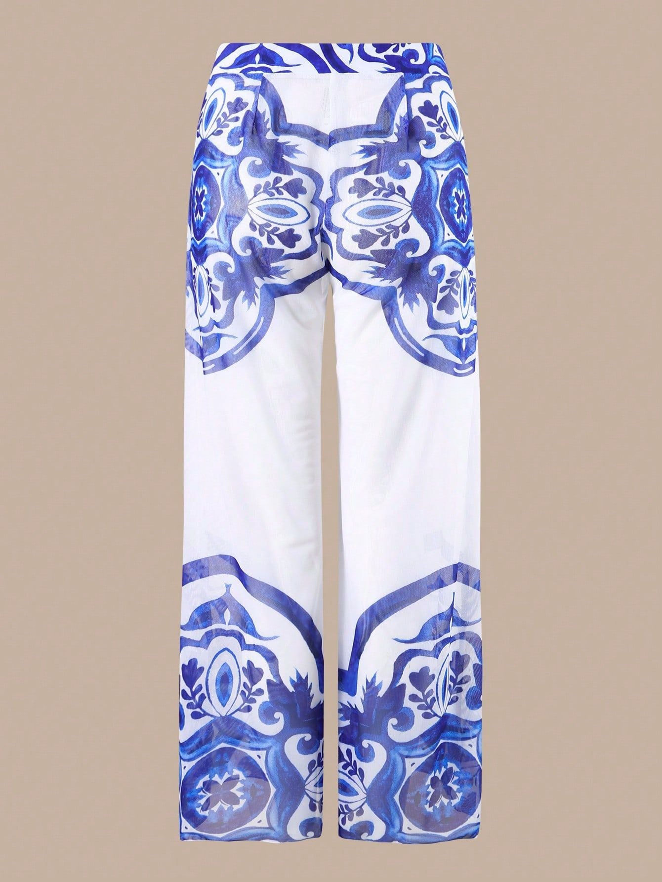 Ensemble maillot de bain vintage 3 pièces Bleu marine et blanc