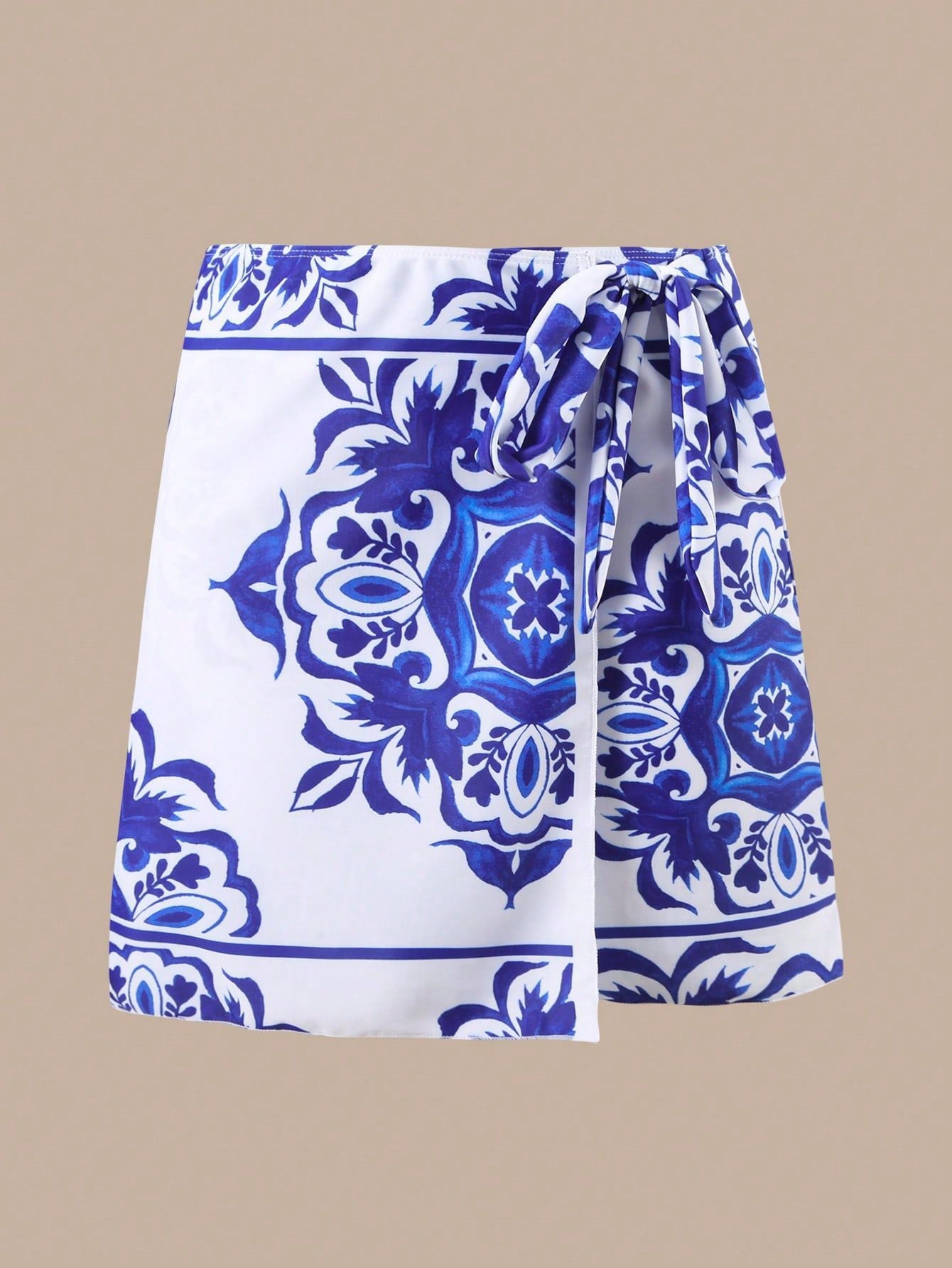 Ensemble maillot de bain vintage 3 pièces Bleu marine et blanc